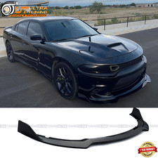 For 2015-2023 Dodge Charger SRT Scat Pack Front Bumper Lip Splitter Glossy Black picture