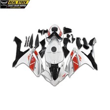 NT Injection Molded Fairing Kit Fit for Yamaha 2007-2008 YZF R1 White Black n066 picture