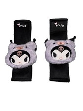 2pcs/set Cute Kuromi Auto Car Seat Belt Cover Soft Protector. picture