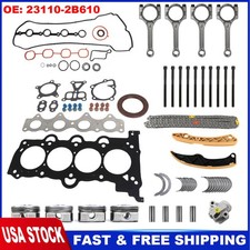 Engine Overhaul Rebuild Kit - Crankshaft Timing For Hyundai Accent KIA G4FD 1.6L picture