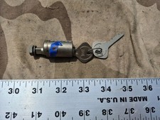 NOS Hurd T128 Trunk Lock Mechanism and 2 Key Keys Original Vintage  picture