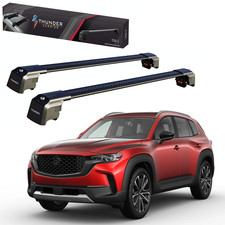 Open-Box Roof Racks Crossbars Lockable Aluminum For Mazda CX-50 2023-2026 Pair picture