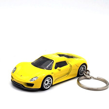 2013-2015 Porsche 918 Spyder Yellow Custom 1/64 Scale Diecast 🎁 GREAT GIFT🎁 picture