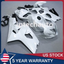 White Ice Cracked Forged Carbon Fiber Fairing Kit For Suzuki GSXR600/750 2004 05 picture