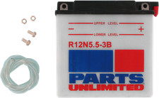 PARTS UNLIMITED - Conventional Battery 12N5.5-3B | R12N5.5-3B picture