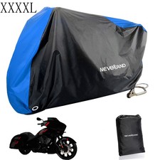 Motorcycle Cover Waterproof XXXXL For Harley Davidson Heavy Duty UV Snow Storage picture
