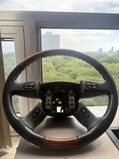 2003-2006 Cadillac Escalade GMC Yukon Woodgrain Steering Wheel OEM picture