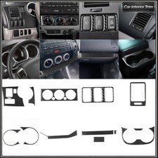For Toyota Tacoma 2005-2015 Real Carbon Fiber Interior Dashboard Full Trim Kit picture