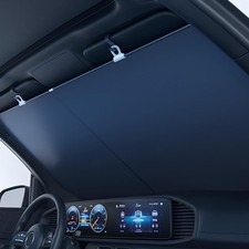 Upgraded Auto Retractable Sunshade for Car Windshield Sunshade UV Blocking 2pack picture