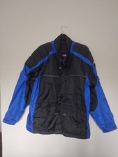 Firstgear Size XL Motorcycle Jacket Full Zip  Black and Blue Men's picture