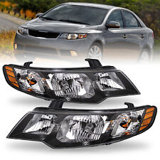 For 2010 2011 2012 2013 Kia Forte Koup Direct Replacement Headlights Black pairs picture