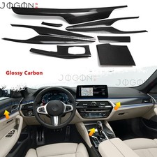 F90 Real Carbon For BMW 5 Series G30 M5 2018+ Interior Trim Dash Door Panel Trim picture