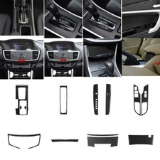 16Pcs Carbon Fiber Interior Full Set Cover Trim For  Honda Accord Coupe 2013-17 picture