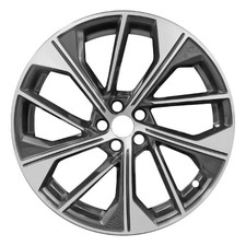 Refurbished 21x8.5 Machined and Painted Black Metallic Wheel fits 560-95081 picture