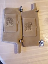 1994-1997 Honda Accord LH Driver & RH Passenger Sides PAIR TAUPE Sun Visors OEM picture