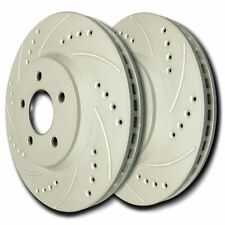 SP Performance F01-304 Drilled Slotted Brake Rotors ZRC Coating L/R Pr Rear picture