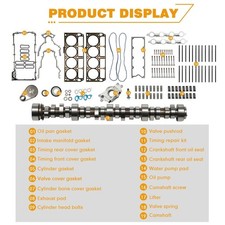 For LS1 4.8 5.3 5.7 6.0 6.2 LS Sloppy Mechanics Stage 2 Cam Springs Lifters Kit picture