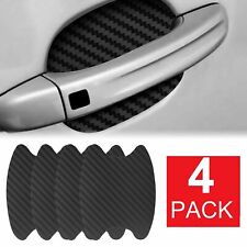 4x Carbon Fiber Car Door Handle Anti-Scratch Protector Film Sticker Accessories picture