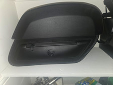 Viking Bags Black Leather Pantheum Fairly New. Mounting Hardware Included. picture
