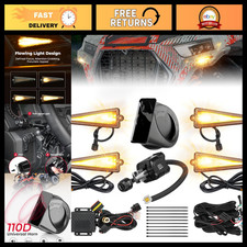 Universal UTV Triangle Turn Signal Kit with Horn, Pre-Wired Blinker & Switch picture