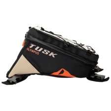 Tusk Olympus Motorcycle Tank Bag Black/Tan ( Large ) picture