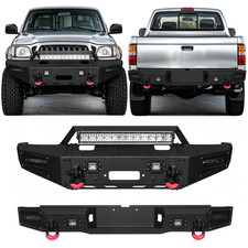 VISIDA Fits 1995-2004 Toyota Tacoma Front/Rear Bumper with Winch Plate & Lights picture