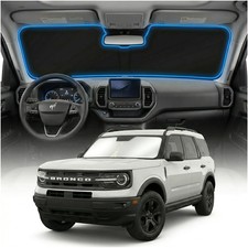 Foldable Sun Shade Windshield Cover for Ford Bronco Sports 2021-2025 - UV Protec picture