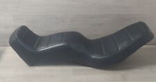 Vintage 1960s-1970s Black Leather Motorcycle Seat Unbranded picture