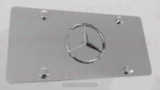 3D Mercedes Benz Front Stainless Steel Finished License Plate Frame Holder picture