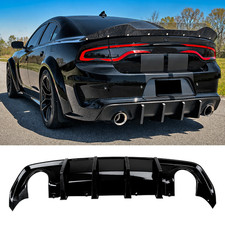 Widebody Only Glossy Black Rear Bumper Diffuser Lip For 2020-2023 Dodge Charger picture