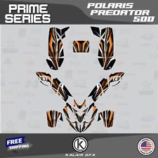 Graphics Kit for POLARIS PREDATOR 500 (ALL YEARS) 16 MIL Prime-Orange No Logos picture