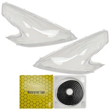 A Pair Left & Right Front Headlight Lens Cover +Glue For Nissan 370Z 2009-2021 picture