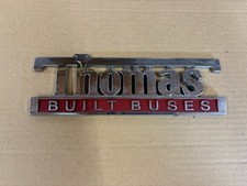 USED GENUINE Thomas Built 65010999 School Bus Rear Emblem Glue On FACTORY OEM picture