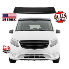 MERCEDES VITO W447 W638 W639 VAN 1996- Sun Deflector Acrylic Black Smoke 1 Pc picture