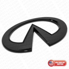 14-22 Infiniti Q50 Rear Luggage Lid Nameplate Emblem Badge Logo Gloss Black picture