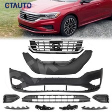 Front Bumper Grille Kit For 2020-2022 VW Volkswagen Passat w/Chrome Upper Grille picture