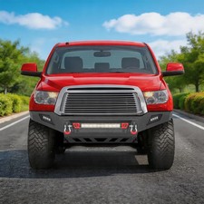 Front Bumper For 2007-2013 Toyota Tundra W/ D-ring Sensor Hole LED Light & Bar picture