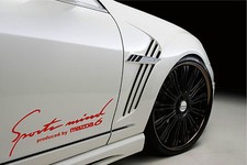 Sports Mind Produced by MAZDA 6 Racing Decal sticker emblem logo RED Pair picture