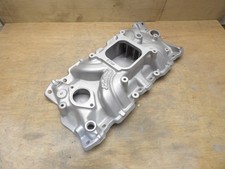 Edelbrock 5001 Torker II 2 Aluminum Intake Manifold Holley Small Block Chevy 350 picture
