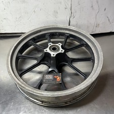 11-20 Harley Superlow OEM Black 18x3.5 FRONT Wheel 5 Spoke Single Disc picture