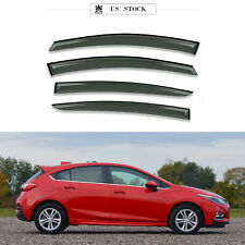 Window Visor Deflector Rain Guard fit 16-19 Chevy Cruze Excludes Classic Model picture
