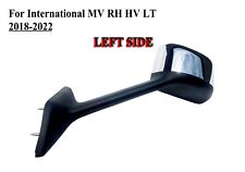 Driver Left Side Chrome Hood Mirror For International MV RH HV LT 2018-2022 picture