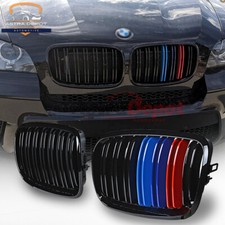 Gloss Black M-Color Kidney Grill Grille for BMW X5 X5M E70 X6 X6M E71 2009-2013 picture
