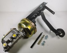 Universal Firewall Under dash Mount Power Brake Pedal Kit + 7