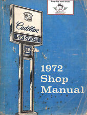 1972 Cadillac Shop Service Repair Manual Eldorado de Ville Calais Fleetwood picture