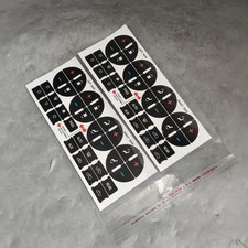 Dual Climate Control Decal Sticker For GM SUV Truck 2x AC Dash Button Repair Kit picture