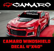 CAMARO z28 Chevrolet Windshield Sticker Logo Red Bow Decal American Muscle Turbo picture