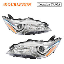 Headlight Set For 2015-2017 Toyota Camry LE SE Left + Right Halogen Headlamp picture