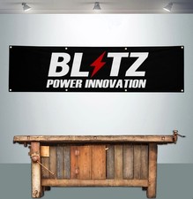 BLITZ POWER INNOVATION 2' X 8' BANNER FLAG NISSAN DATSUN picture