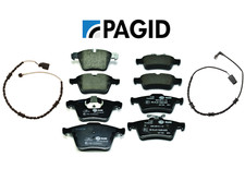Front Brake Pad & Rear Brake Pad Set OEM Pagid + Sensors for Jaguar XF XJ 10-16 picture